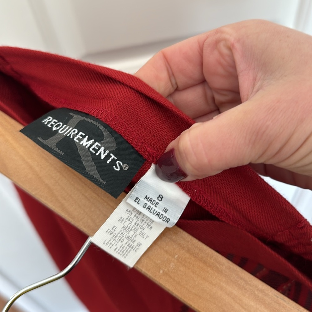 90s vintage southwest fringe midi skirt - Picture 8 of 12